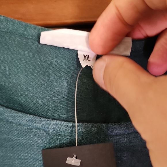 Teal Asymmetrical Dress - Picture 5 of 5